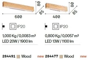 Aplica LED de perete ambielala Craft ap d40