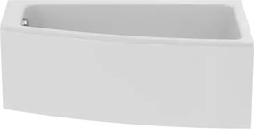 Cada asimetrica Ideal Standard i.life cu montaj dreapta 160X90 cm alb lucios