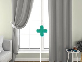 2x draperii alb-crem OXFORD 140x250 cm