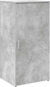 vidaXL Dulap de depozitare, gri beton, 50x45x103,5 cm, lemn prelucrat
