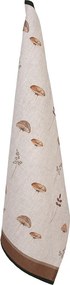 Prosop de bucatarie, bej, din bumbac, 50x70 cm, Mushrooms I