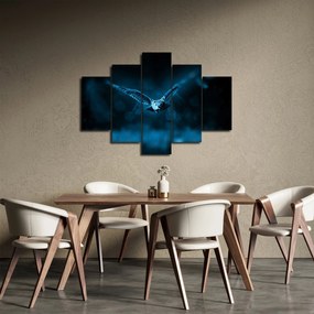 Tablou cu bufnița zburând (150x105 cm)