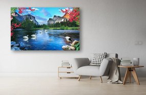 Tablou Canvas - Lacul lebedelor