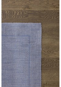 Covor albastru din lână 160x240 cm Linea – Agnella