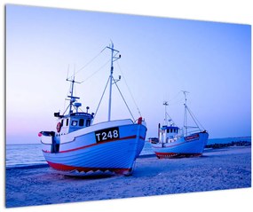 Tablou - Debarcarea în amurg (90x60 cm)