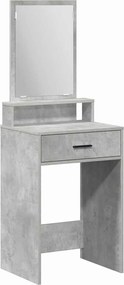 vidaXL Masă de Machiaj Gri din beton 50 x 41 x 140 cm Lemn compozit