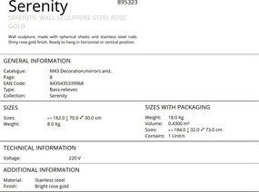 Decoratiune de perete XXL design decoratiov lux Serenity