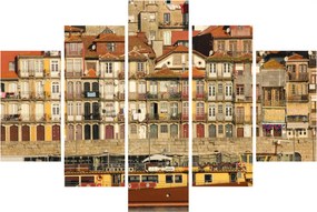 Tablou - Cartierul Waterfront, Portugalia (150x105 cm)