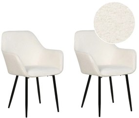 Set 2 buc scaun tip bar Anika (alb). 1077394