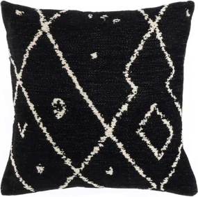 Perna decorativa SOLIA VORO 45x45 cm, negru