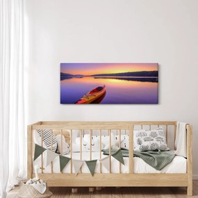 Tablou - Kayak pe lac (120x50 cm)