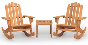3152127 vidaXL Set mobilier de grădină Adirondack, 3 piese, lemn masiv acacia