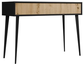 Măsuță consolă 1SZ Okinawa (Negru + Stejar artisan). 1070154
