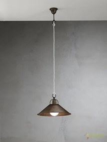 Lustra, Pendul rustic fabricat manual diam.23,5cm Cascina 204.07.OO