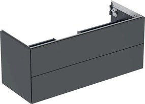 Dulap baza suspendat Geberit One negru mat 120 cm