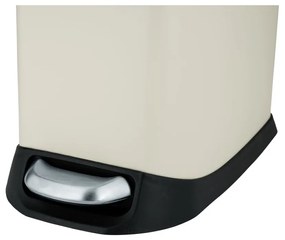 Coș de gunoi crem cu pedală din oțel 12 l Design – Wenko