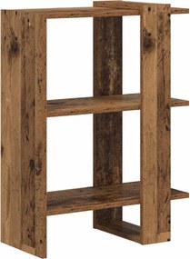 vidaXL Raft pentru cărți Lemn vechi 52 x 25 x 71,5 cm Lemn compozit