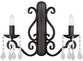 Aplica de perete design modern Diadema negru