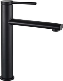 Baterie lavoar inalta Rea Oval negru mat