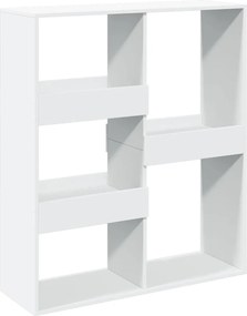 vidaXL Bibliotecă/Separator cameră, alb, 100x33x115 cm
