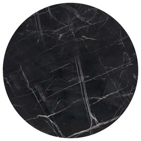 Blat masa Saran marmura negru 70x70x2.5 cm