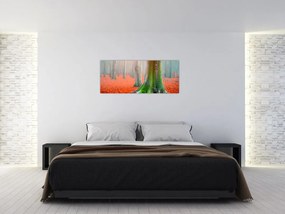 Tablou cu pomi (120x50 cm)