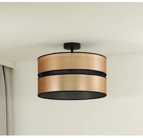 Lustră aplicată COPPER Duolla SHINY 1xE27/15W/230V d. 40 cm cupru/negru