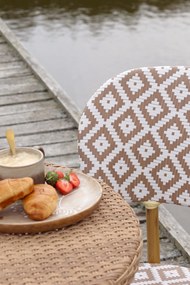 Scaun bistro din aluminiu, "La Rochelle"