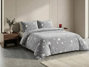 Lenjerie cocolino NIGHT STARS svetle gri Dimensiune lenjerie de pat: 70 x 90 cm | 140 x 200 cm