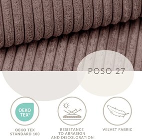 Pat boxspring mov cu spațiu de depozitare 160x200 cm Tasca – Maison de Rêve