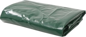 vidaXL Prelată, verde, 5 x 6 m, 650 g/m²
