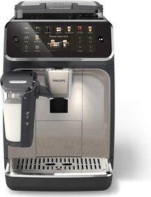 Mașină de cafea Philips EP5547/90 LatteGo, 1500 W, 15 bari, 1,8 l, 20 de băuturi, râșniță ceramică cu 12 trepte, ecran TFT, AquaClean, SilentBrew, AromaExtract, ExtraShot, Negru/Bej