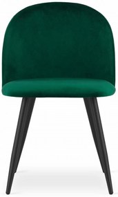 Scaun din catifea verde BELLO