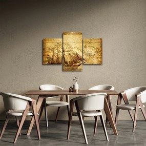 Tablou - Harta veche (90x60 cm)