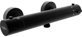 Mexen Kai baterie de duș termostatică, neagră - 77100-70