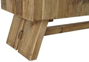 Comoda TV, natur, din lemn reciclat, Auburn