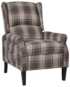 329300 vidaXL Fotoliu rabatabil, bej, material textil