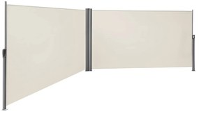 SONGMICS Copertina cu două fețe, retractabilă 200 x 600 cm, bej | SONGMICS