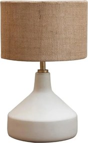 Lampa de masa, cu abajur din iuta, Moloko