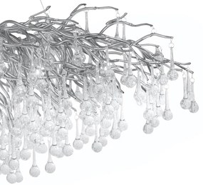 Lustra suspendata design magnific ICICLE crom, 50x100cm