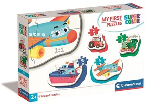 Vehicul My First Puzzle pentru forme de bebeluși Clementoni