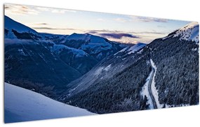 Tablou - Pantă înzăpezită (120x50 cm)