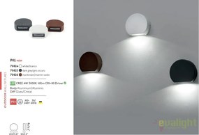 Aplica perete LED de exterior stil modern IP54 PILL maro 70826