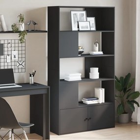 vidaXL Bibliotecă, negru, 100x36x189 cm, lemn prelucrat