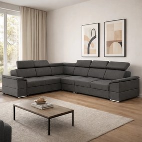 Ansamblu canapele, gri, SEGORIA LUX