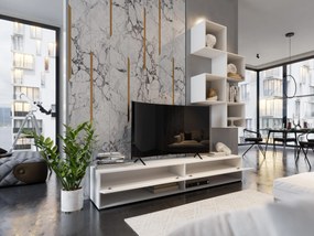 Mobilier living Berny 34 (alb + Alb lucios). 1087154