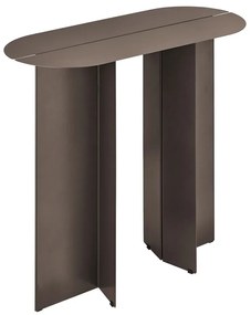 Masă consolă maro din oțel 35x80 cm Oru – Blomus
