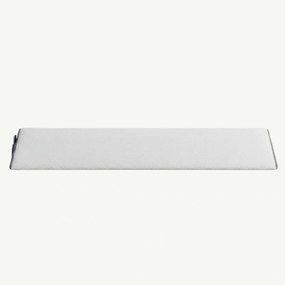Perna triunghiulara umplere gol tablie pat catifea jacquard, Alb