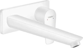 Baterie lavoar incastrata Hansgrohe Talis E pipa 22.5 cm alb mat
