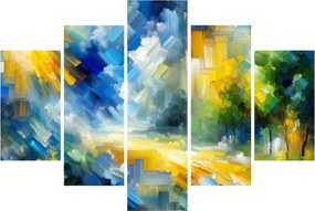 Tablou - Zi însorită abstractă (150x105 cm)